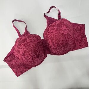 TORRID Curve 50B Magenta New Without Tags Underwire Bra Adjustable Straps